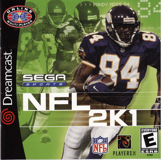 NFL 2K1 (USA) Sega Dreamcast GAME ROM ISO