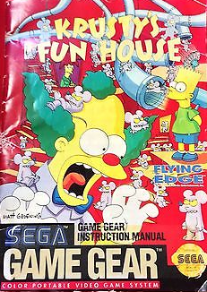 Simpsons, The – Krusty’s Fun House (USA) Game Gear GAME ROM ISO