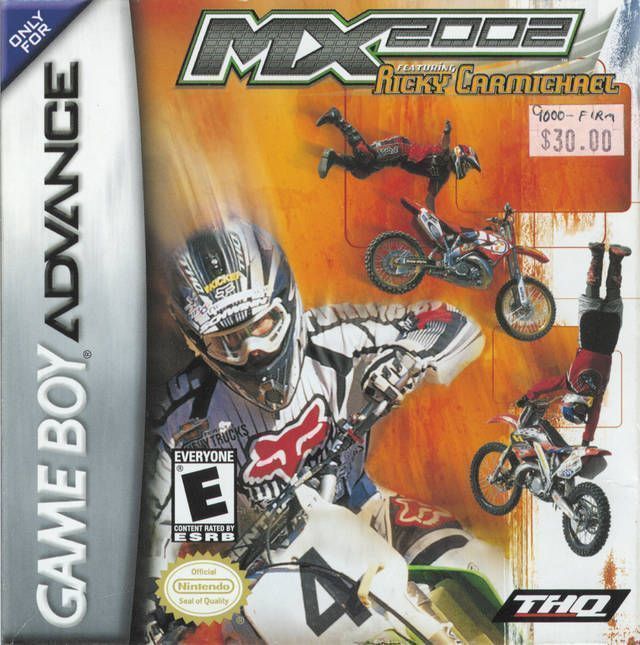 MX 2K2 Ricky Carmichael (USA) Gameboy Advance GAME ROM ISO