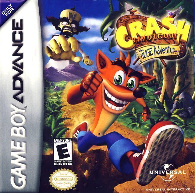 Crash Bandicoot – The Huge Adventure (USA) Gameboy Advance GAME ROM ISO