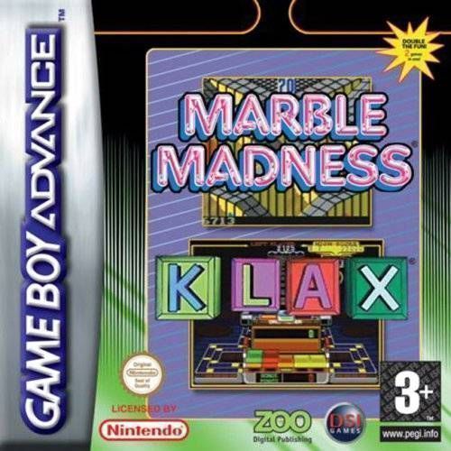 2 In 1 - Marble Madness & Klax (sUppLeX) (Europe) Game Cover