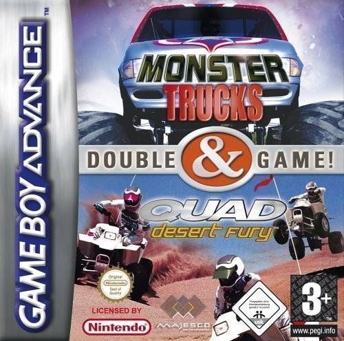 2 In 1 - Quad Desert Fury & Monster Trucks (Europe) Game Cover