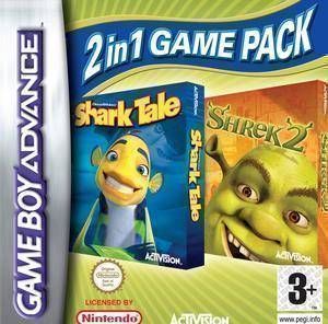 2 In 1 - Shrek 2 & Shark Tale (Europe) Game Cover
