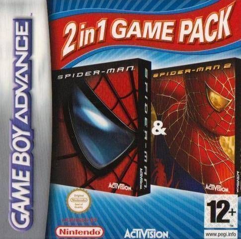 2 In 1 - Spider-Man & Spider-Man 2 (Europe) Game Cover