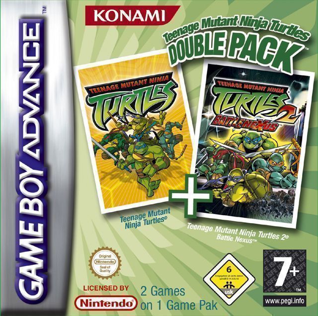 2 In 1 – Teenage Mutant Ninja Turtles Double Pack (sUppLeX) (Europe) Gameboy Advance GAME ROM ISO