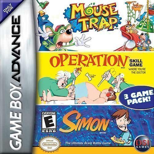 3 In 1 – Mousetra Simon Operation (USA) Gameboy Advance GAME ROM ISO