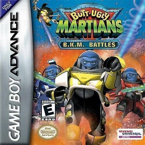 Butt-Ugly Martians – B.K.M. Battles (USA) Gameboy Advance GAME ROM ISO