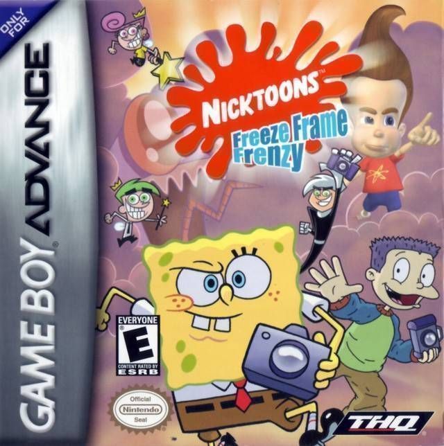 Nicktoons – Freeze Frame Frenzy (USA) Gameboy Advance GAME ROM ISO