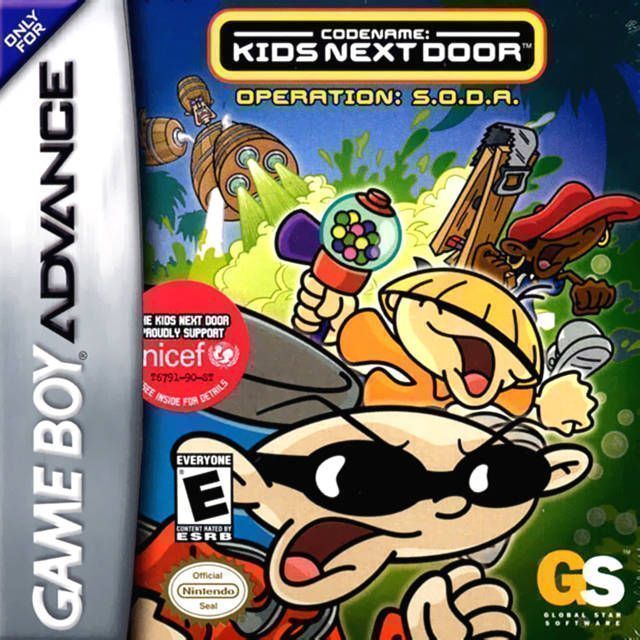 Codename – Kids Next Door – Operation S.O.D.A. (USA) Gameboy Advance GAME ROM ISO