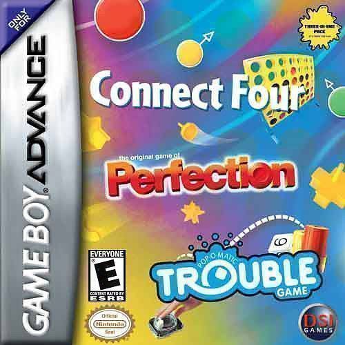 3 In 1 – Connect Four Perfection Trouble (USA) Gameboy Advance GAME ROM ISO