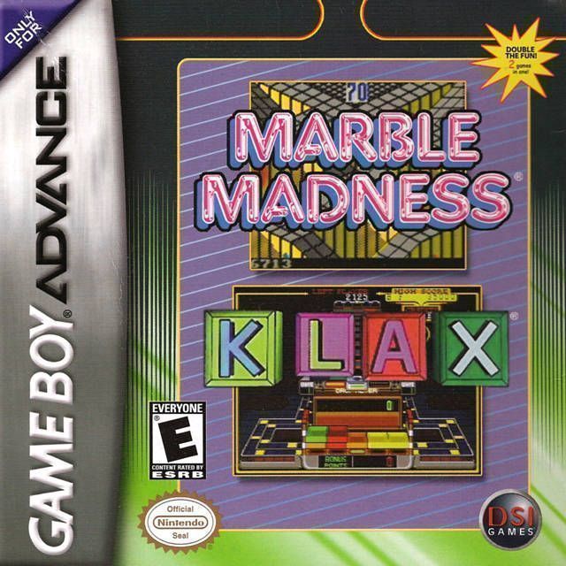 Marble Madness & Klax (USA) Gameboy Advance GAME ROM ISO