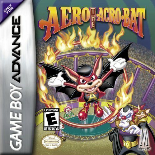 Aero The Acrobat – Rascal Rival Revenge GBA (USA) Gameboy Advance GAME ROM ISO