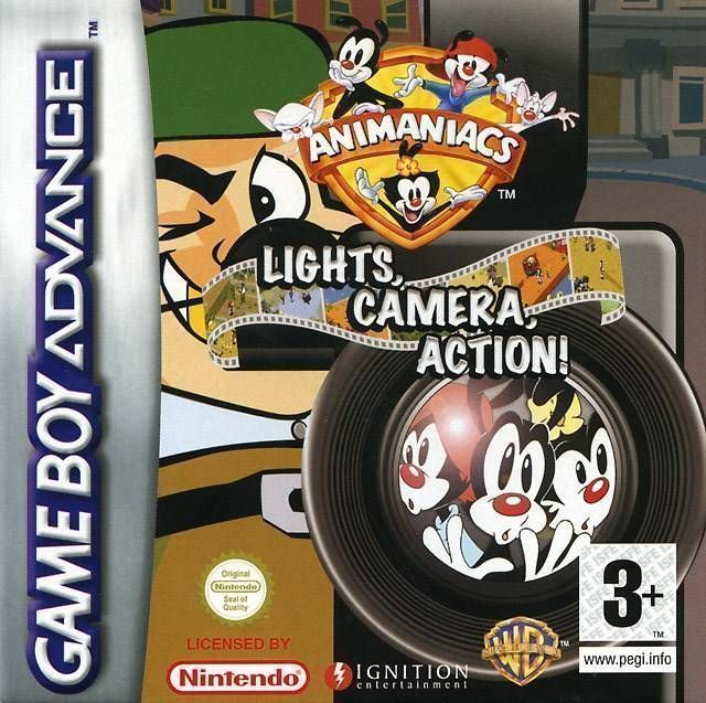 Animaniacs – Lights, Camera, Action (Europe) Gameboy Advance GAME ROM ISO