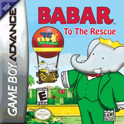 Babar To The Rescue GBA (USA) Gameboy Advance GAME ROM ISO