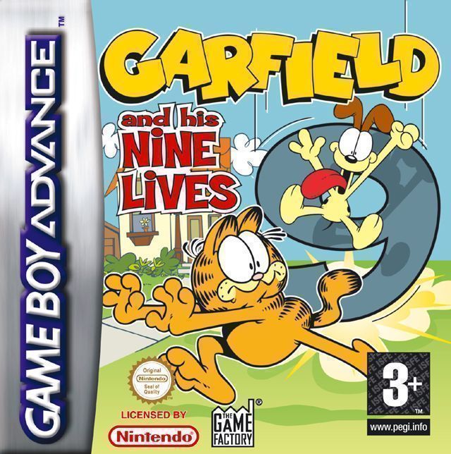 Garfield And His Nine Lives (LightForce) (Europe) Gameboy Advance GAME ROM ISO