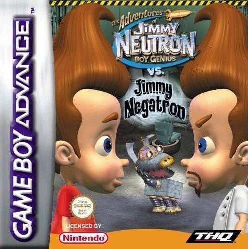 Jimmy Neutron Vs. Jimmy Negatron (Germany) Gameboy Advance GAME ROM ISO