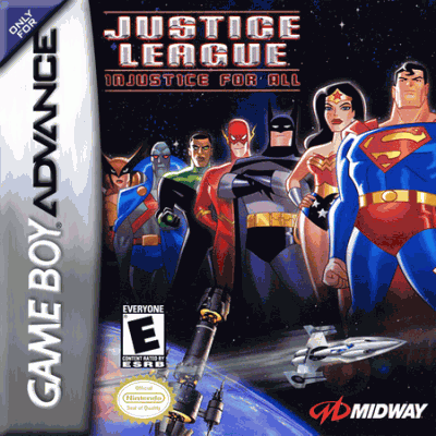 Justice League – Injustice For All (USA) Gameboy Advance GAME ROM ISO