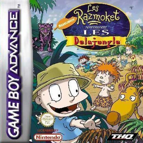 Les Razmoket Rencontrent Les Delajungle (France) Gameboy Advance GAME ROM ISO