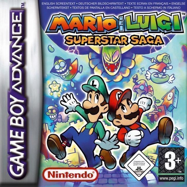 Mario And Luigi Superstar Saga (Menace) (Europe) Gameboy Advance GAME ROM ISO