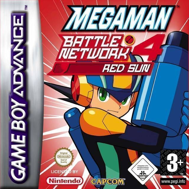 MegaMan Battle Network 4 Red Sun (Europe) Gameboy Advance GAME ROM ISO