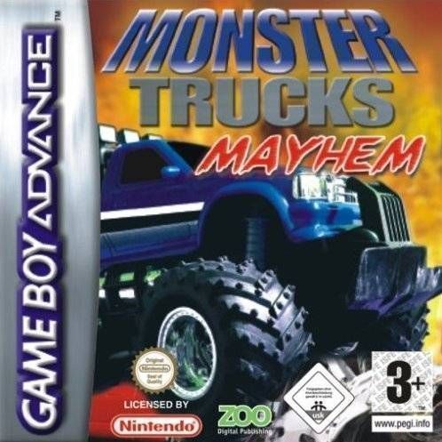 Monster Trucks Mayhem (sUppLeX) (Europe) Gameboy Advance GAME ROM ISO