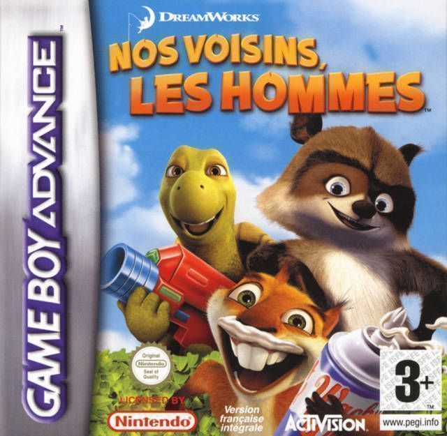 Over The Hedge (Europe) Gameboy Advance ROM ISO