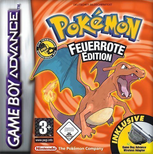 Pokemon Feuerrote (Germany) Gameboy Advance GAME ROM ISO