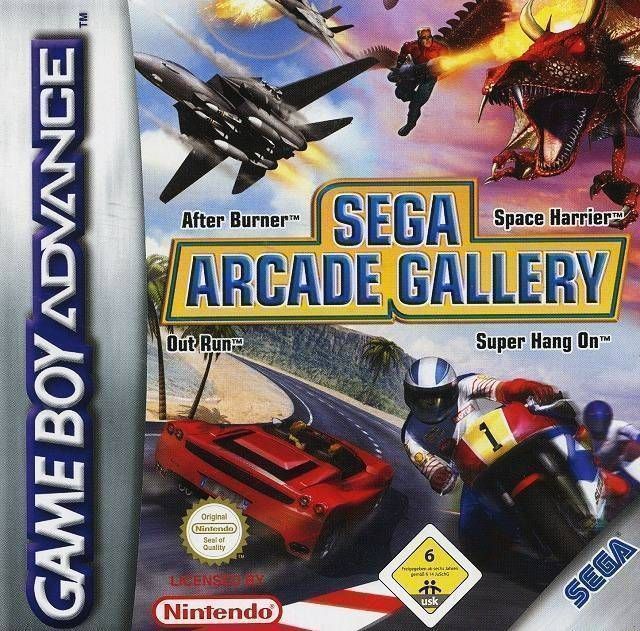 Sega Arcade Gallery (Europe) Gameboy Advance GAME ROM ISO