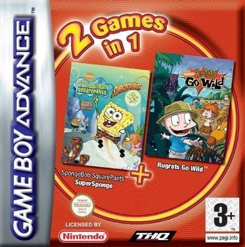 SpongeBob SquarePants Gamepack 2 (Europe) Gameboy Advance GAME ROM ISO