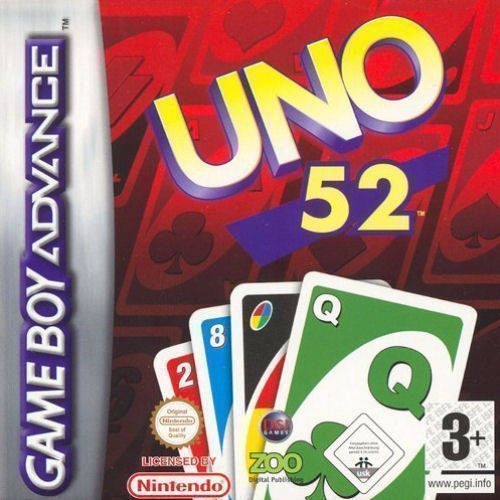 Uno 52 (sUppLeX) (Europe) Gameboy Advance GAME ROM ISO