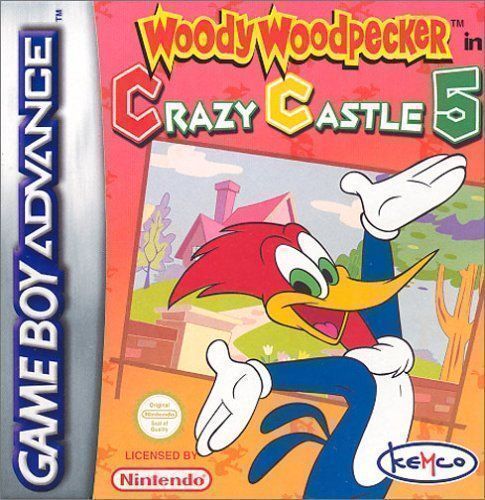 Woody Woodpecker In Crazy Castle 5 (USA) Gameboy Advance GAME ROM ISO