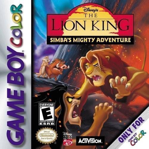 Lion King, The – Simba’s Mighty Adventure (USA) Gameboy Color GAME ROM ISO