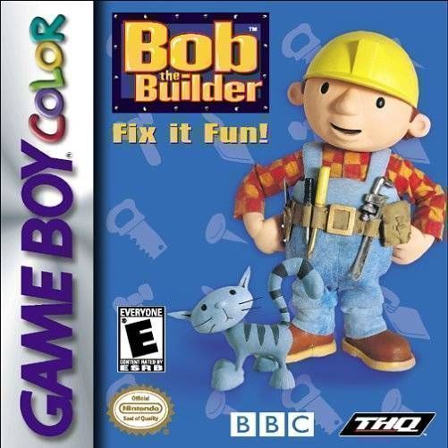 Bob The Builder – Fix It Fun! (Europe) Gameboy Color GAME ROM ISO