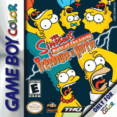 Simpsons, The – Night Of The Living Treehouse Of Horror (USA) Gameboy Color GAME ROM ISO