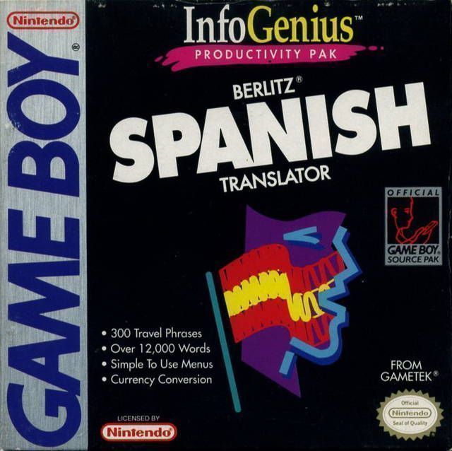 Berlitz Spanish Language Translator (USA) Gameboy GAME ROM ISO