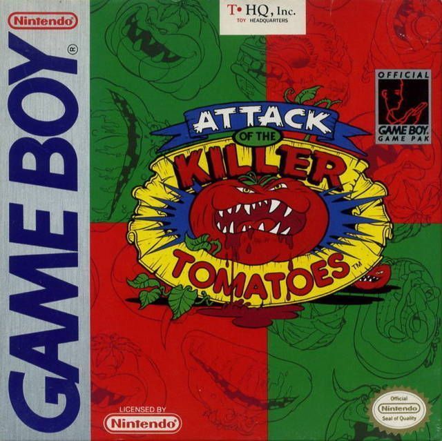 Attack Of The Killer Tomatoes (USA) Gameboy GAME ROM ISO