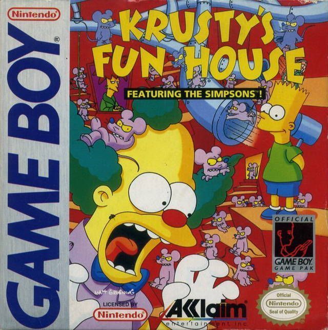 Simpsons, The – Krusty’s Funhouse (USA) Gameboy GAME ROM ISO