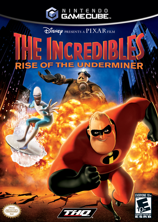 Disney Pixar The Incredibles Rise Of The Underminer (USA) GameCube GAME ROM ISO