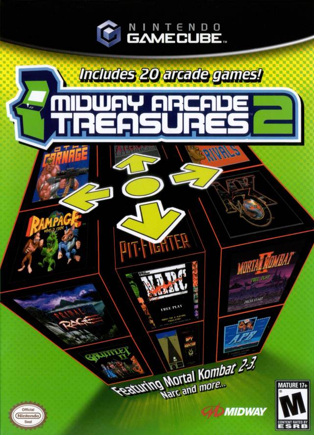 Midway Arcade Treasures 2 (USA) GameCube GAME ROM ISO