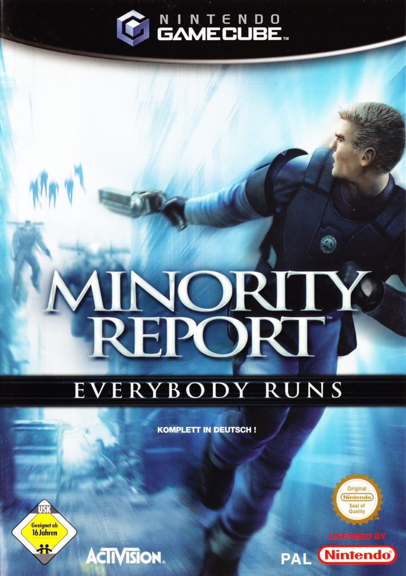 Minority Report Everybody Runs (Germany) GameCube GAME ROM ISO