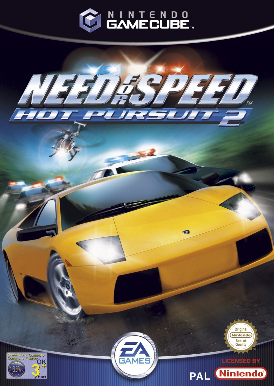 Need For Speed Hot Pursuit 2 (Europe) GameCube GAME ROM ISO