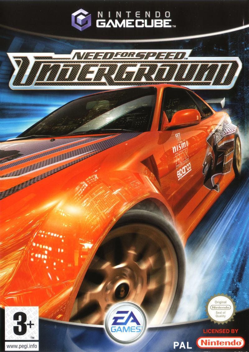 Need For Speed Underground (Europe) GameCube GAME ROM ISO