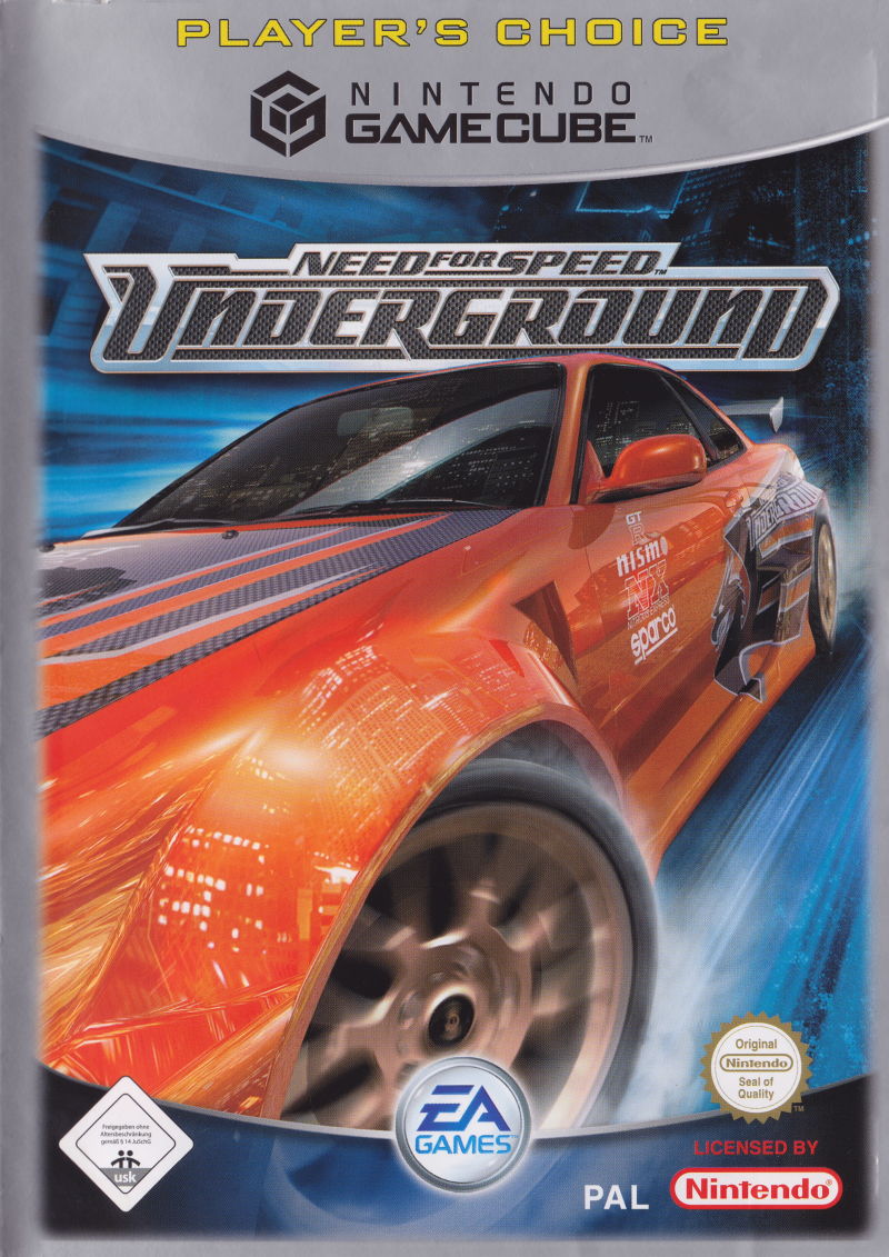 Need For Speed Underground (Germany) GameCube GAME ROM ISO