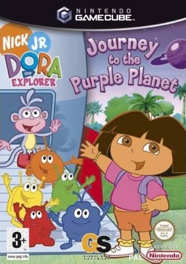 Nick Jr. Dora The Explorer Journey To The Purple Planet (Europe) GameCube GAME ROM ISO