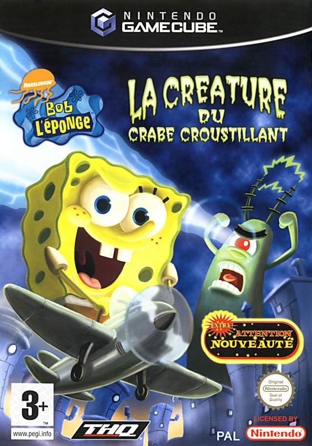 Nick SpongeBob Schwammkopf Die Kreatur Aus Der Krossen Krabbe (Germany) GameCube GAME ROM ISO