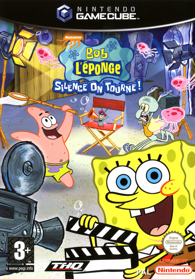 Nickelodeon Bob L eponge Silence On Tourne (France) GameCube GAME ROM ISO