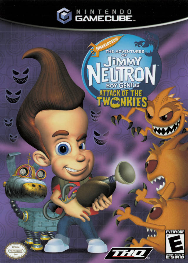 Nickelodeon Jimmy Neutron Boy Genius Attack Of The Twonkies (USA) GameCube GAME ROM ISO