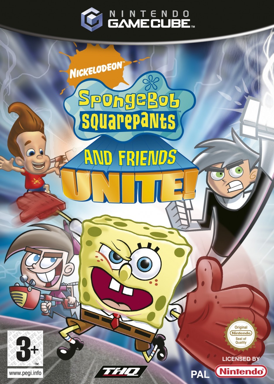 Nickelodeon SpongeBob SquarePants And Friends Unite (Europe) GameCube GAME ROM ISO