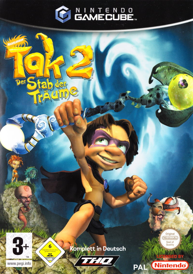 Nickelodeon Tak 2 Der Stab Der Traeume (Germany) GameCube GAME ROM ISO