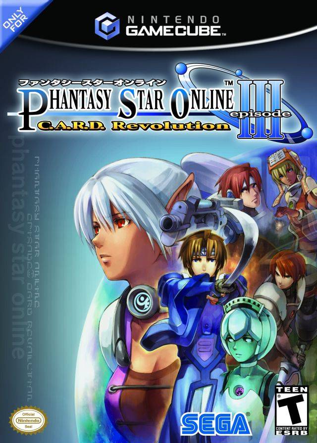 Phantasy Star Online Episode III C.A.R.D. Revolution (USA) GameCube GAME ROM ISO